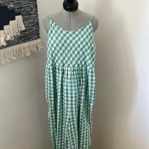 NORDSTROM gingham jumpsuit